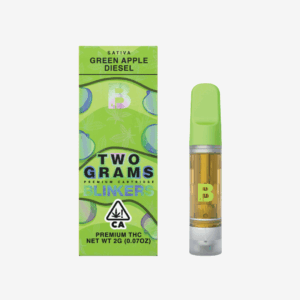 Green Apple Diesel Blinkers Cart - Blinkers Disposables